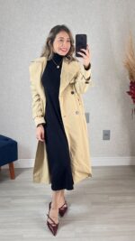 Trench Coat Aline Areia-Bege - Imagem 2